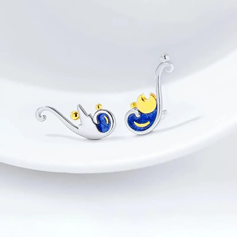 Van Gogh Starry Night Earrings